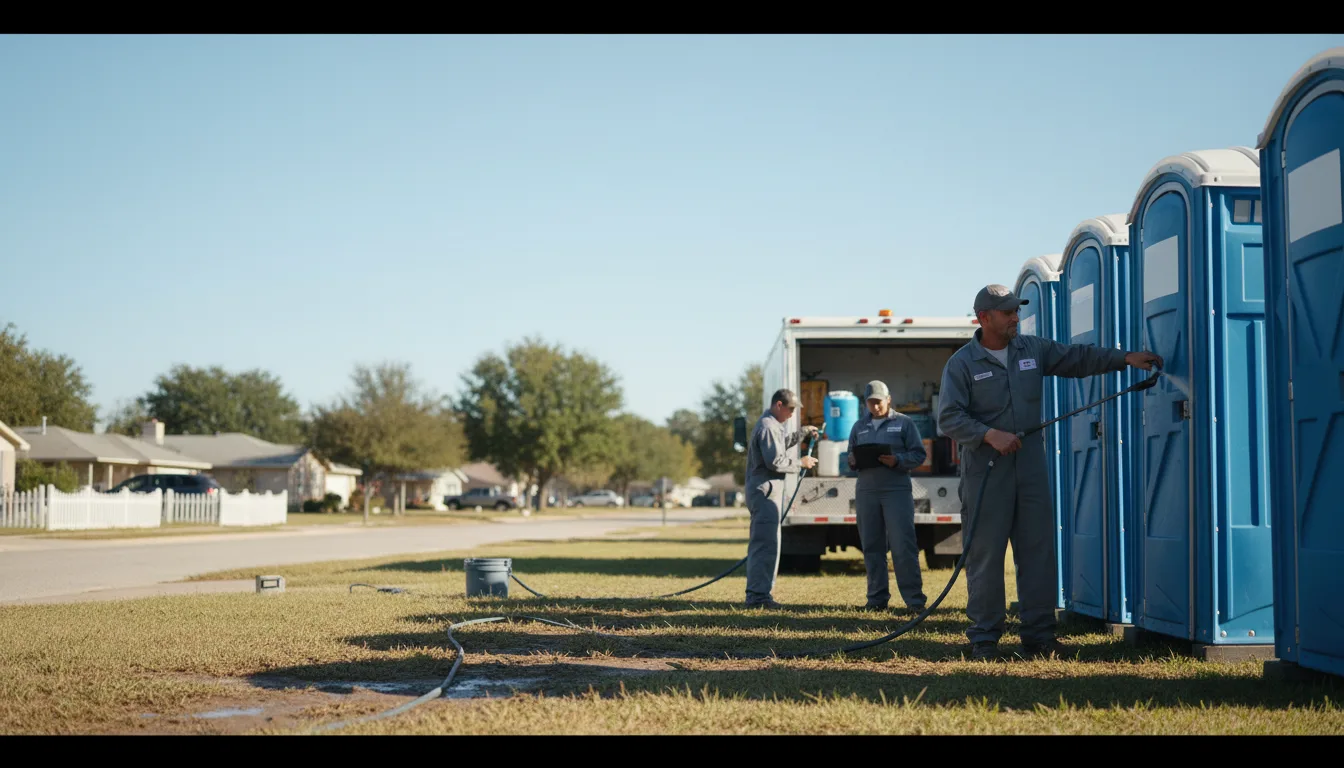 Long-Term Portable Toilet Rental in Shiner, TX near me